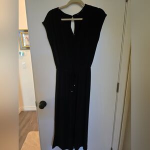 Boston Proper Elegant Black Maxi Dress